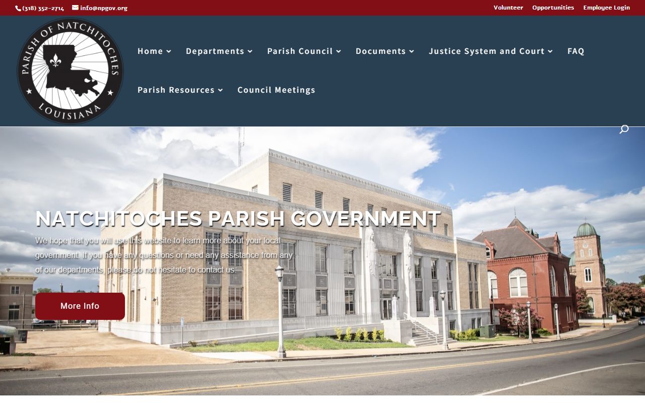 Natchitoches Parish court records parish government courthouse source