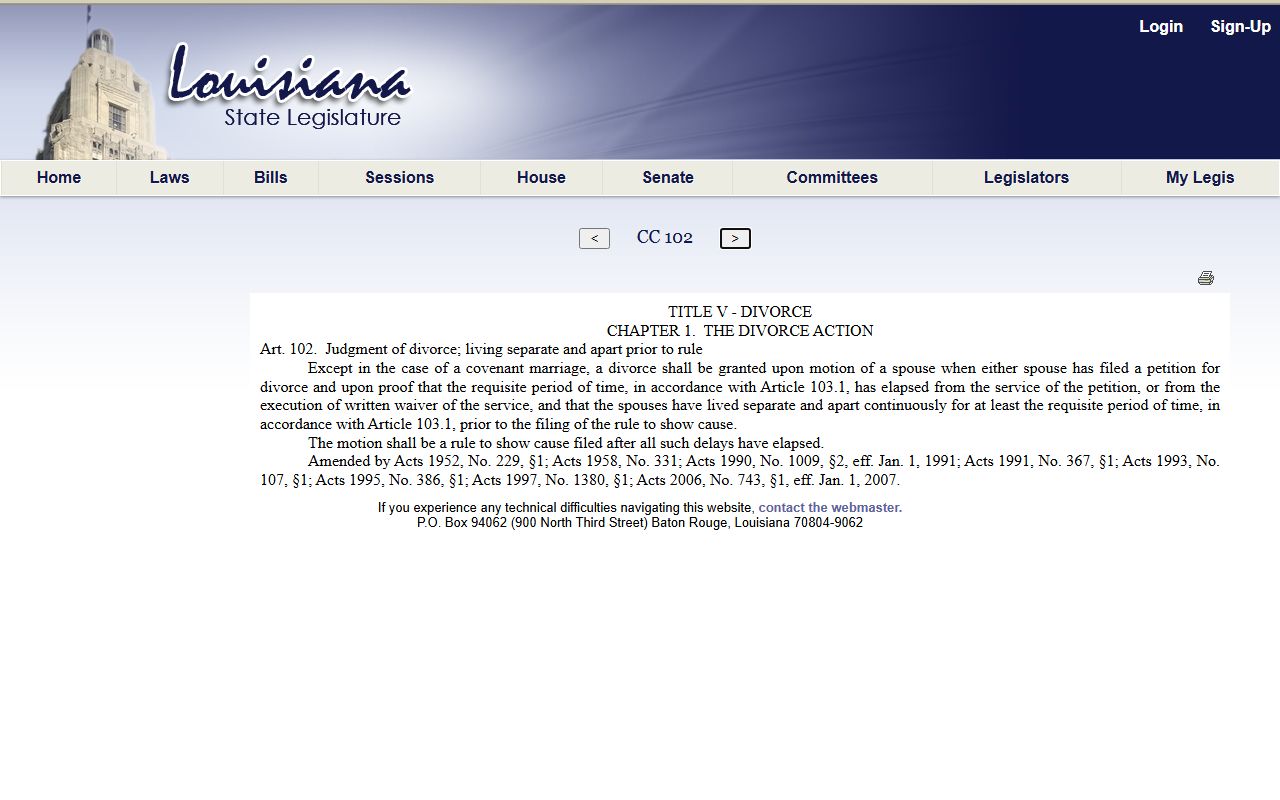 Natchitoches Parish probate records Louisiana Civil Code article source
